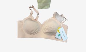 Momcozy NEW TAGS Beige Nursing Bra Size XL